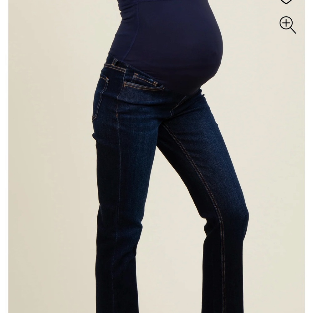 Pinkblush Ankle Slim Straight Leg Maternity Jeans
